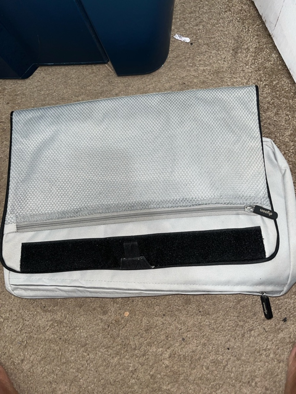 Dyson Light Gray Cosmetic Travel Case